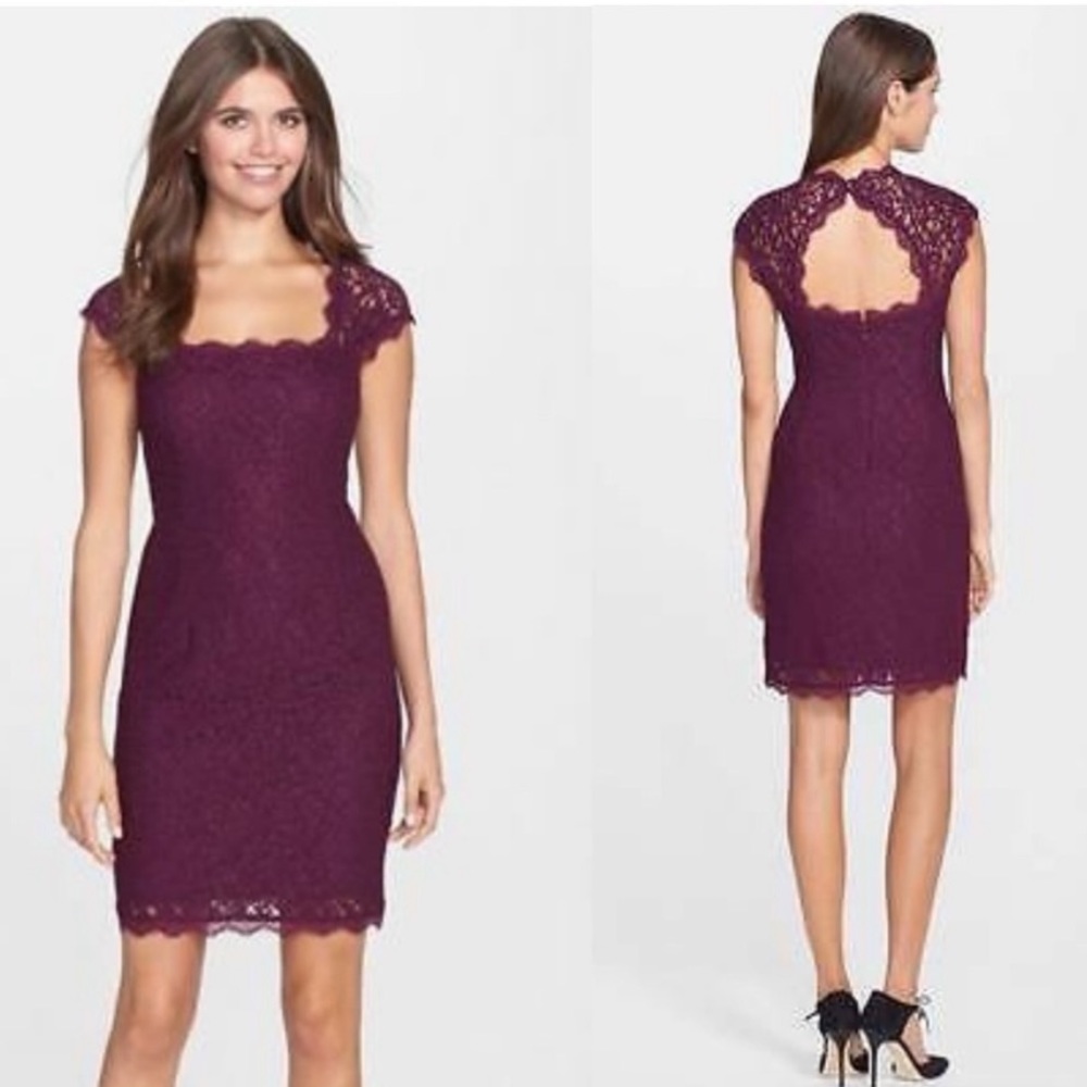 Adrianna Papell Lace Cocktail Dress